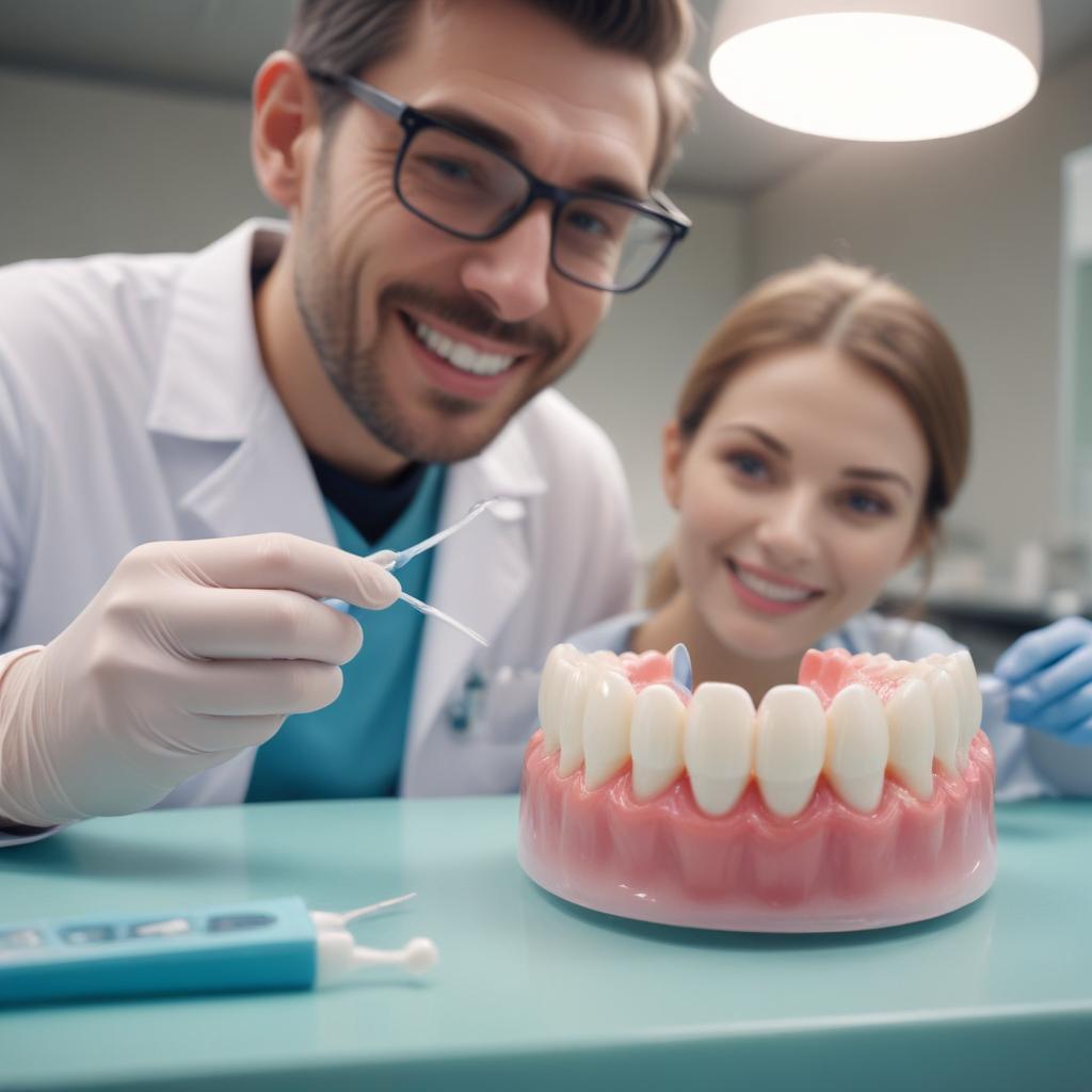 Установка акриловых зубных протезов: этапы, подготовка и уход